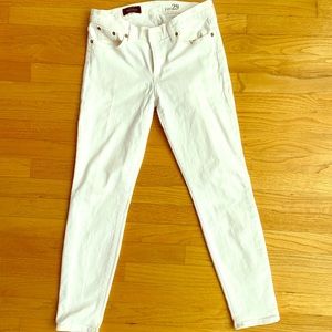 J Crew white skinny jeans size 29